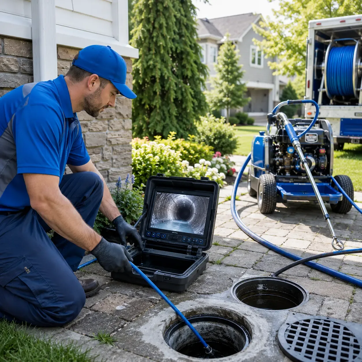 Outdoor drain cleaning professionals serving Grant, IA