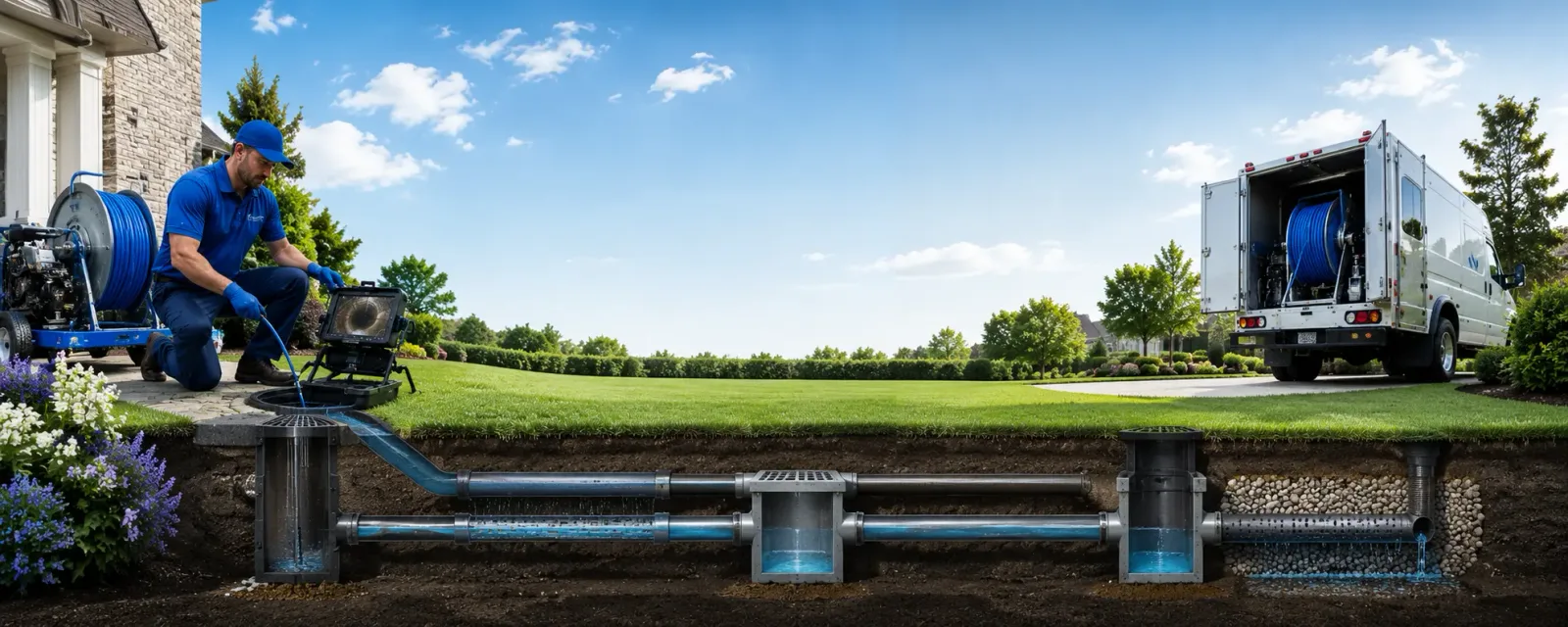 Outdoor drain cleaning information for Grant, IA